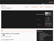 Tablet Screenshot of kromeriz-penzion.cz